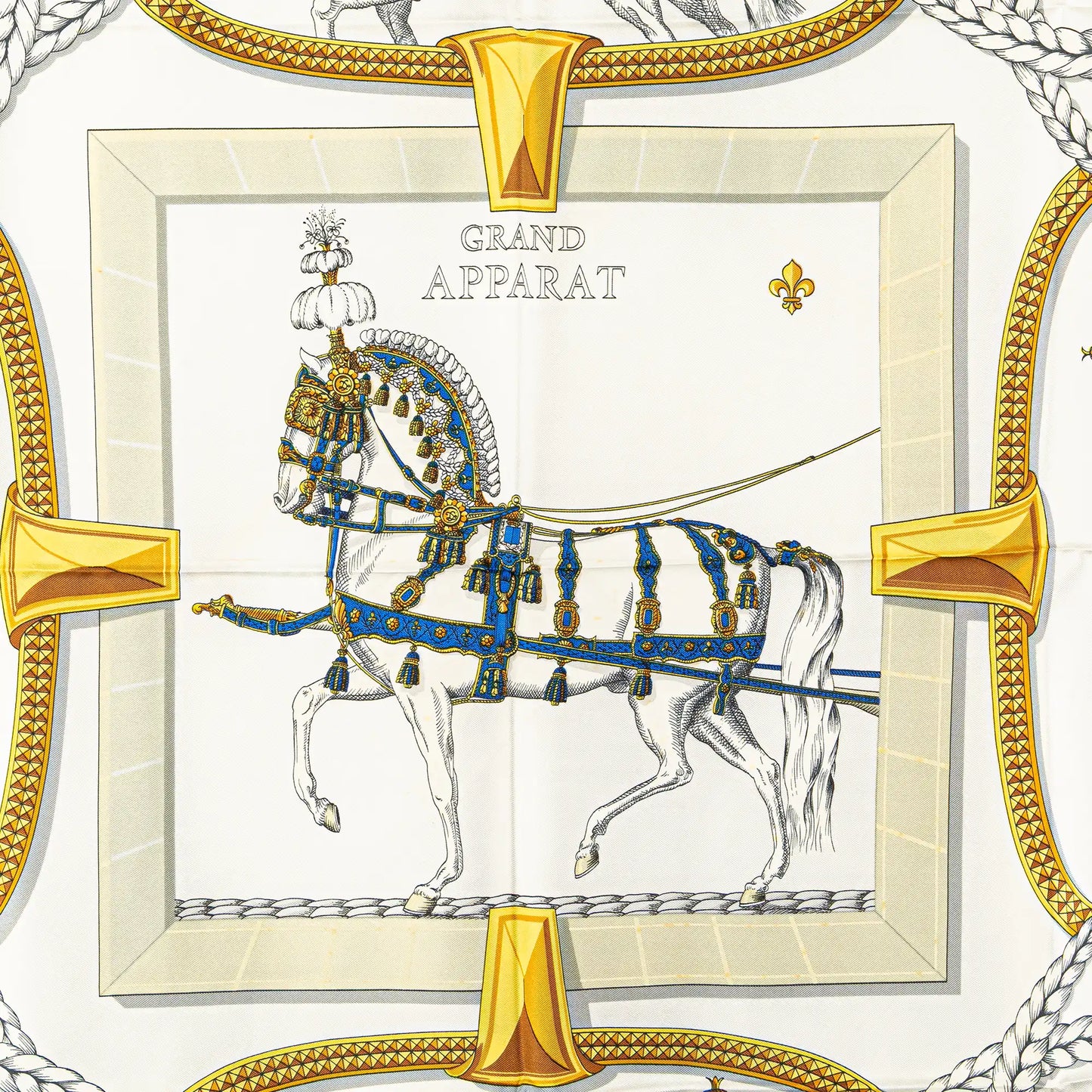 Hermès Grand Apparat Silk Scarf