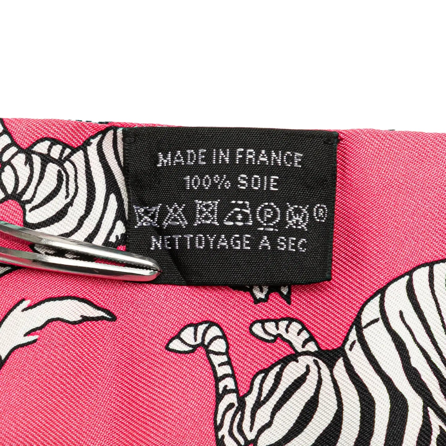 Hermès Les Zebres Silk Twilly Scarf VG0L1UVFL4GNQM09