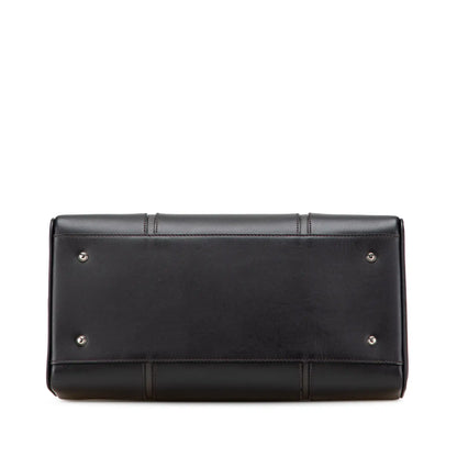 Burberry Leather Boston Bag