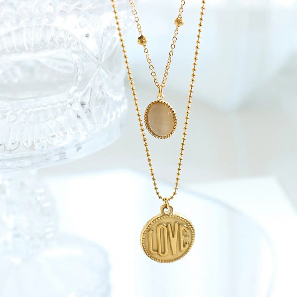 She Wears Glory™ Layers of Favor Double Necklace - She Wears Glory Beverly Hills