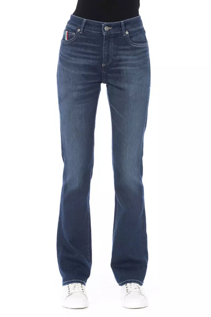 Baldinini Trend Blue Cotton Women's Jeans