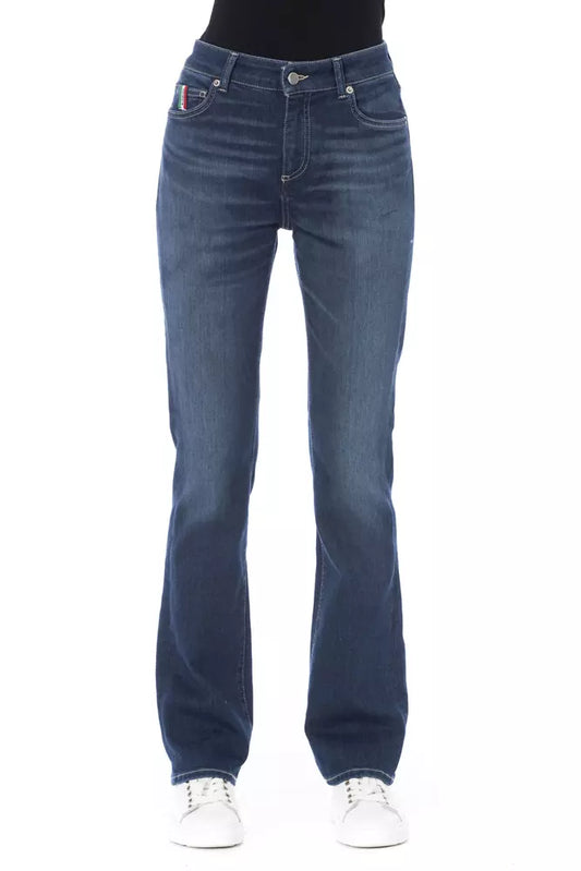 Baldinini Trend Blue Cotton Women's Jeans