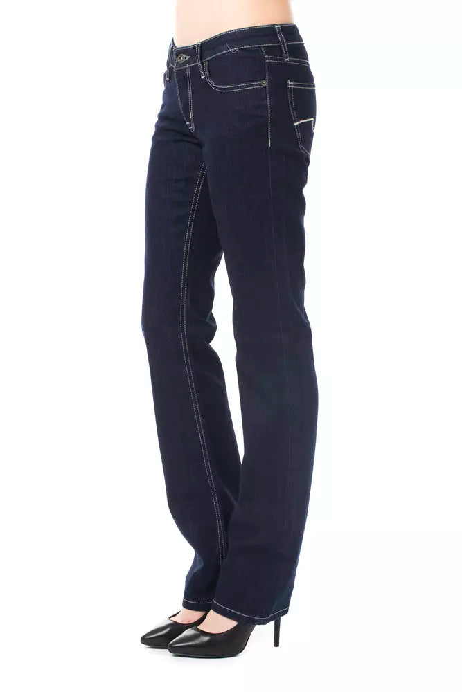 Ungaro Fever Blue Cotton Women's Jeans