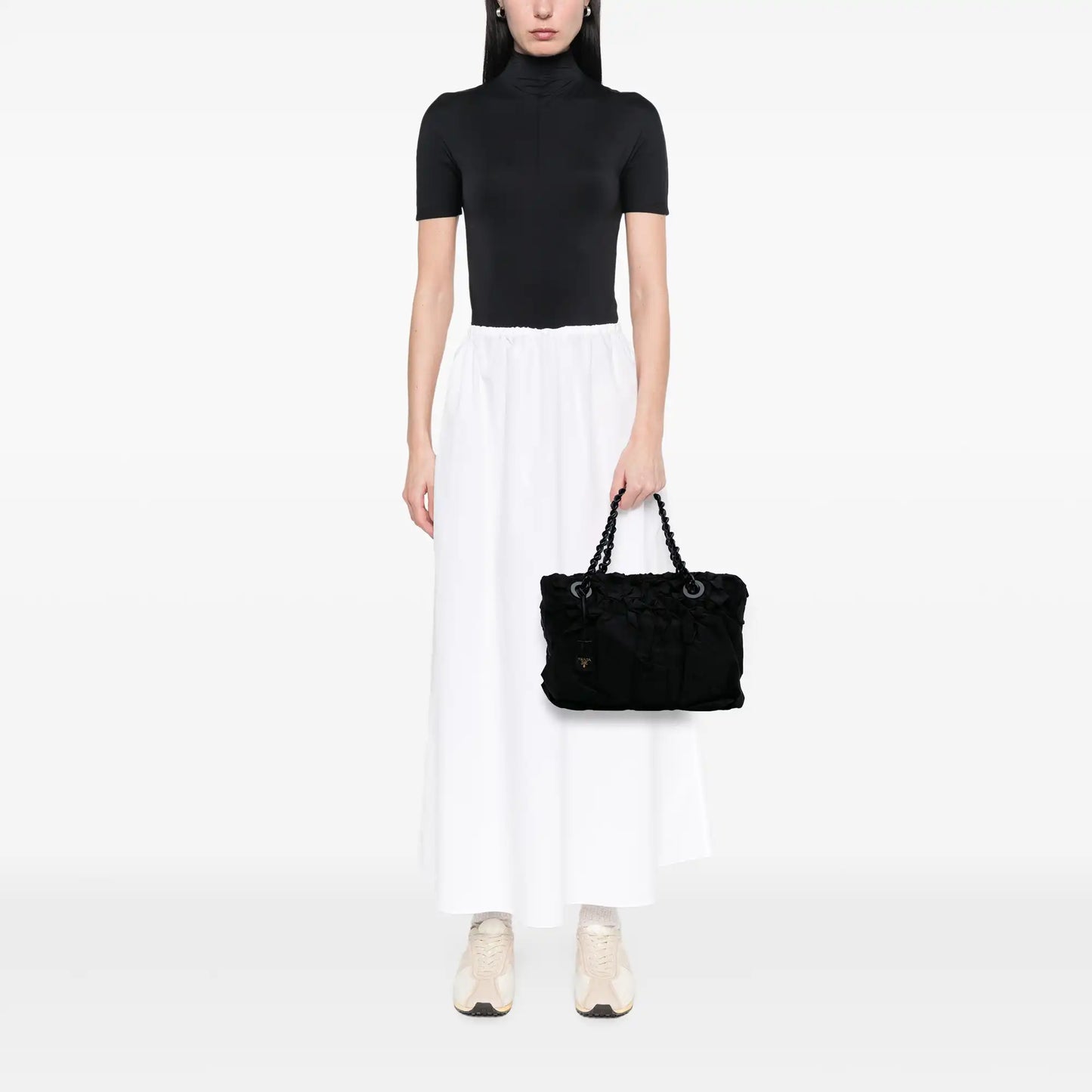 Prada Tessuto Origami Pleated Tote