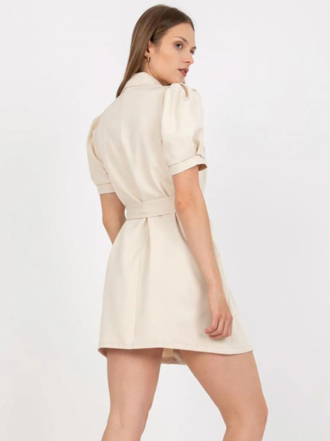 She Wears Glory “Governed by Grace” Tie-Waist Blazer Dress - She Wears Glory Beverly Hills