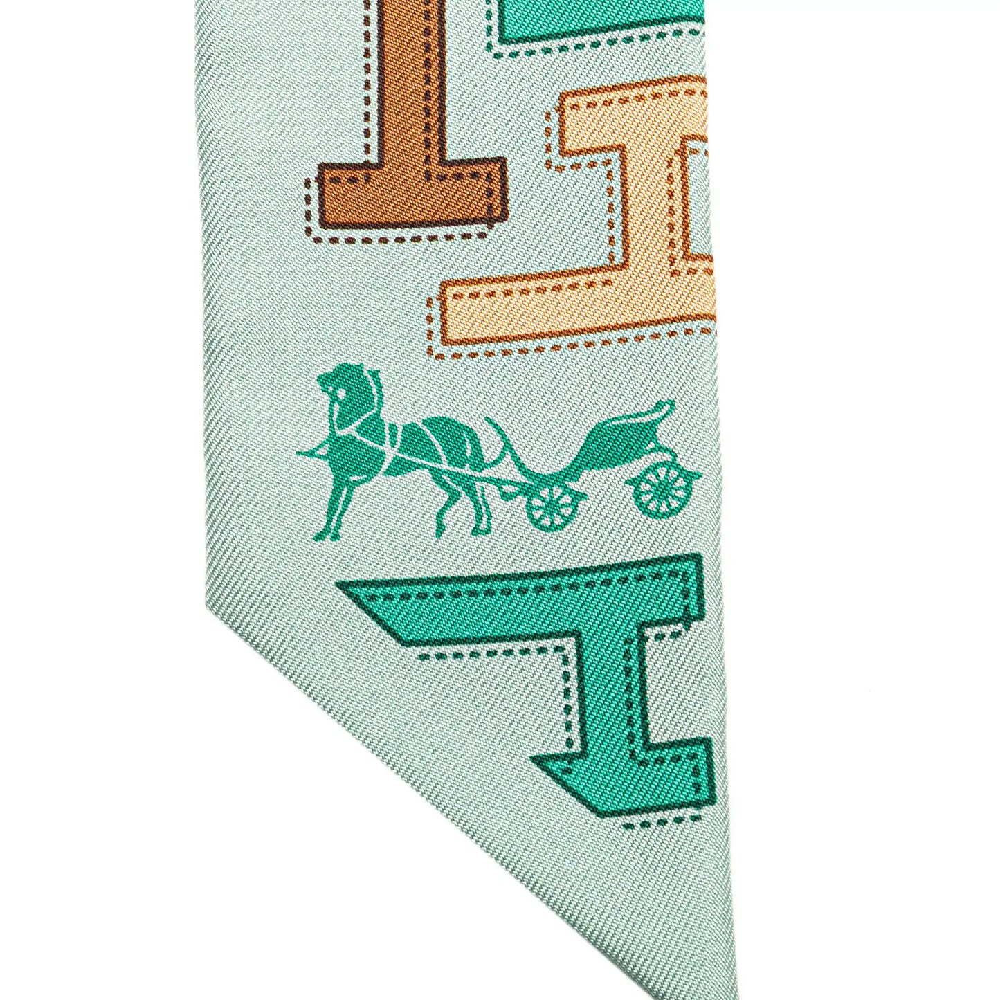 Hermès H Silk Twilly Scarf