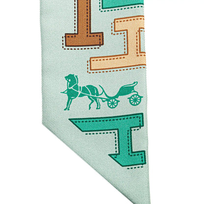 Hermès H Silk Twilly Scarf