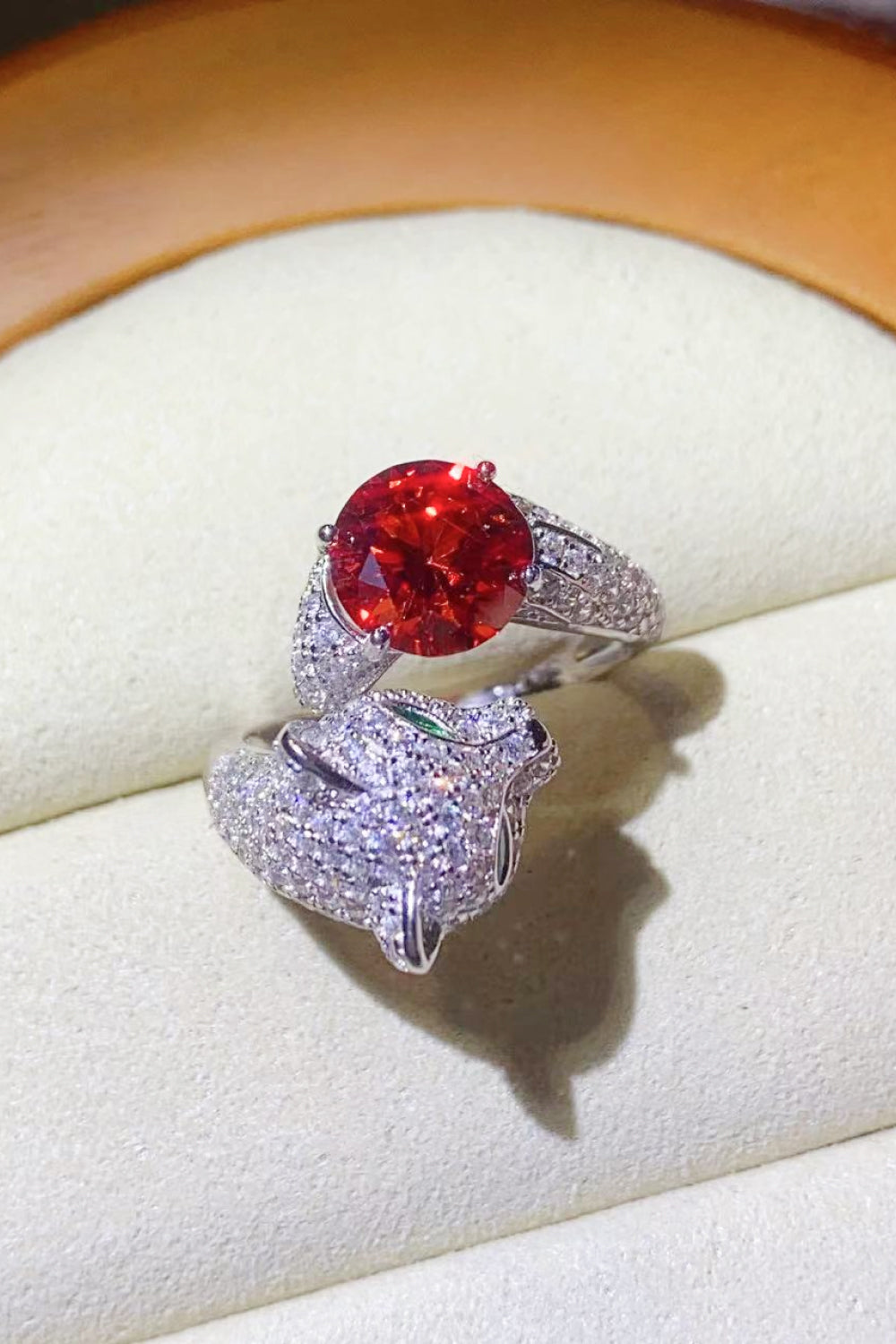 She Wears Glory™ Dominion 2 Carat Moissanite Animal Ring - She Wears Glory Beverly Hills