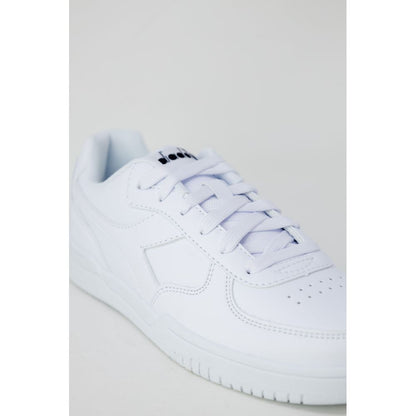 Diadora White Artificial Leather Low Top Sneakers