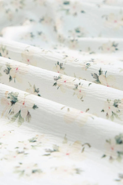She Wears Glory™ Floral Puff Sleeve Maxi Dress – Blooming in Grace, Rooted in Reverence - She Wears Glory Beverly Hills