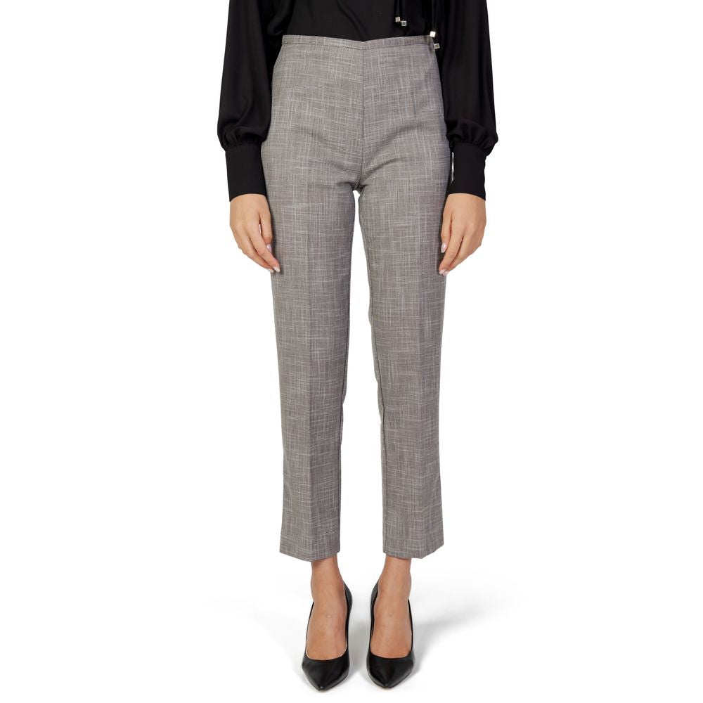 Sandro Ferrone Beige Polyester Pant
