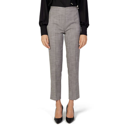 Sandro Ferrone Beige Polyester Pant