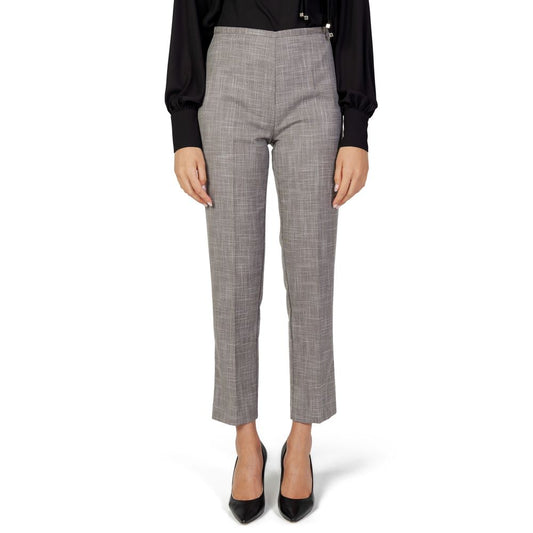 Sandro Ferrone Beige Polyester Pant