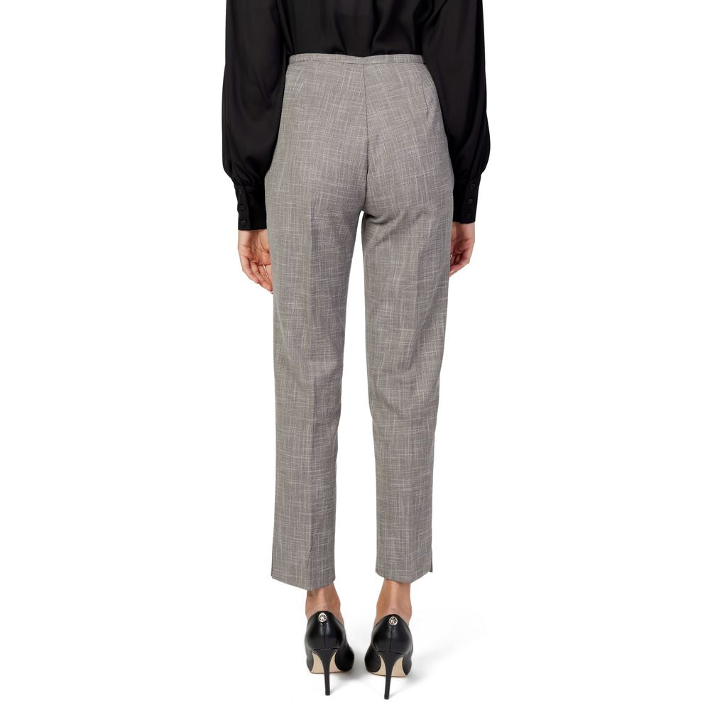 Sandro Ferrone Beige Polyester Pant