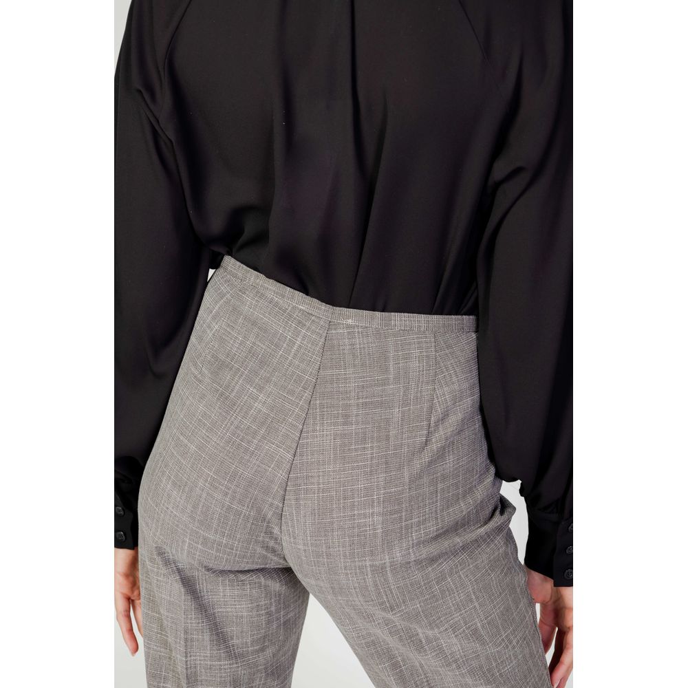 Sandro Ferrone Beige Polyester Pant