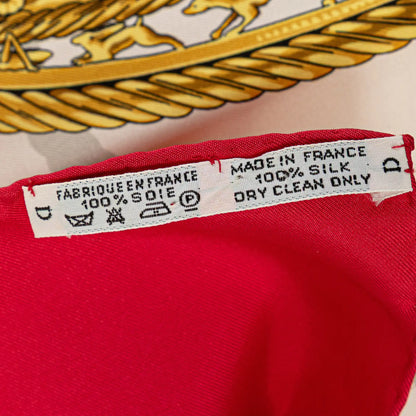 Hermès Les Cavalier d Or Silk Scarf
