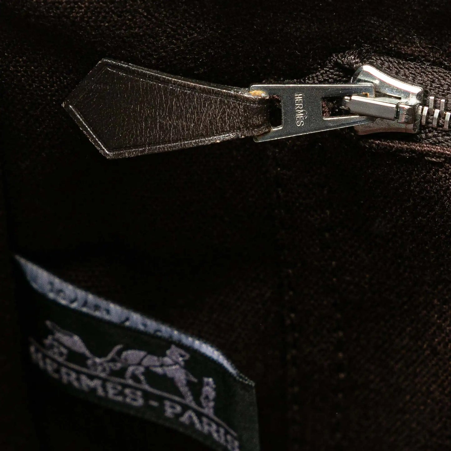 Hermès Canvas and Leather Fourre Tout MM