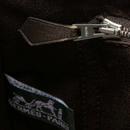 Hermès Canvas and Leather Fourre Tout MM