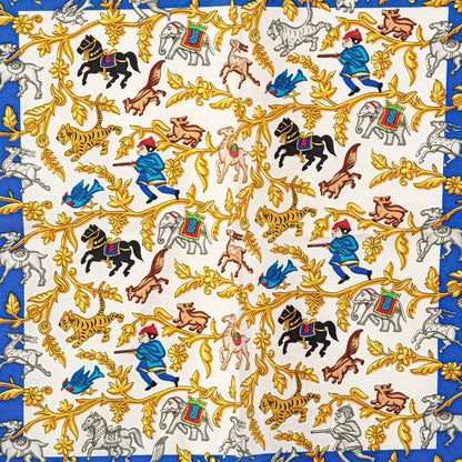 Hermès Chasse en Inde Silk Scarf