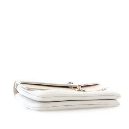 Chanel Quilted Sheepskin Double Chevron Belt Bag