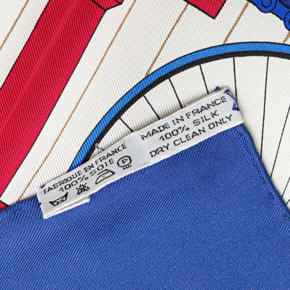 Hermès Les Becanes Silk Scarf