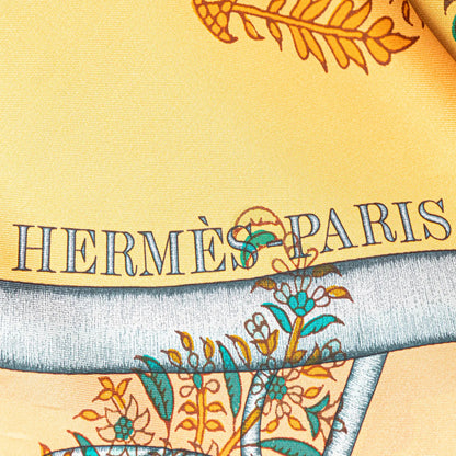 Hermès Coup de Fouet Au Bloc Silk Twill Giant Scarf