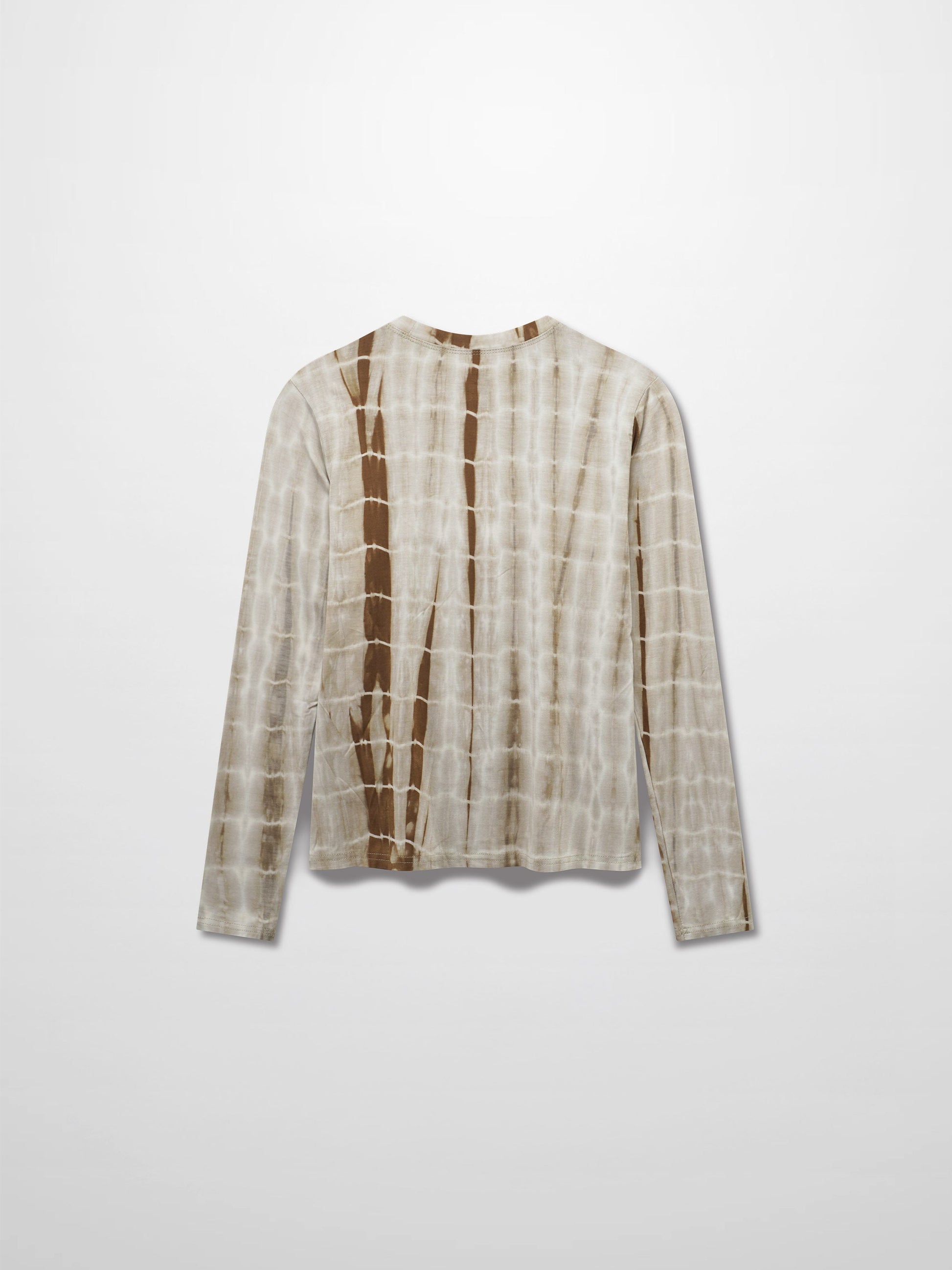 Tie Dye Crew Neck T-Shirt-Olive-2