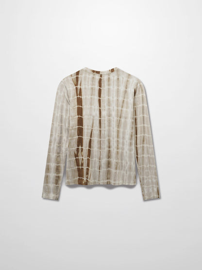 Tie Dye Crew Neck T-Shirt-Olive-2