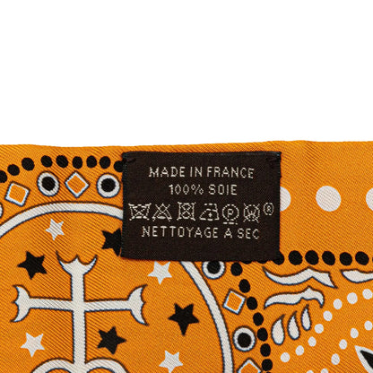 Hermès Entre Ciel Et Mer Bandana Silk Twilly Scarf
