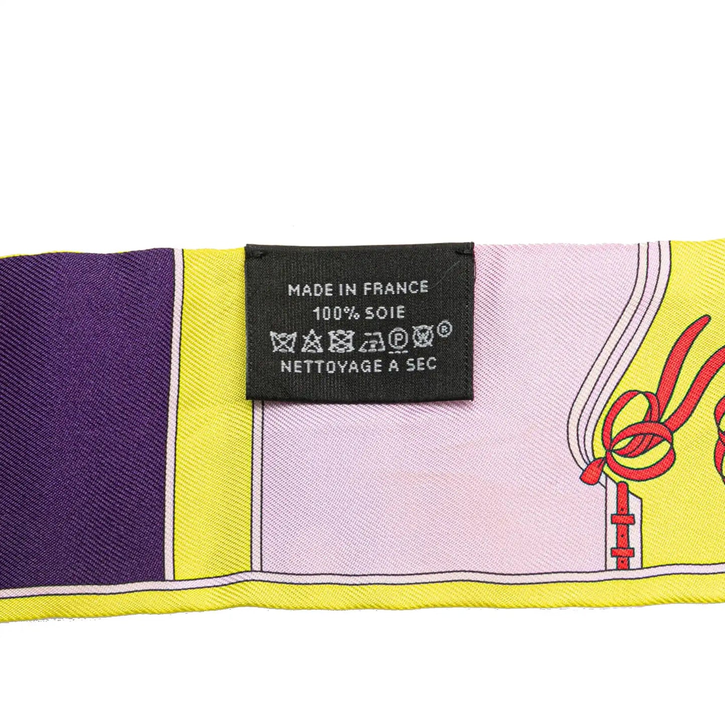 Hermès Camails Silk Twilly Scarf