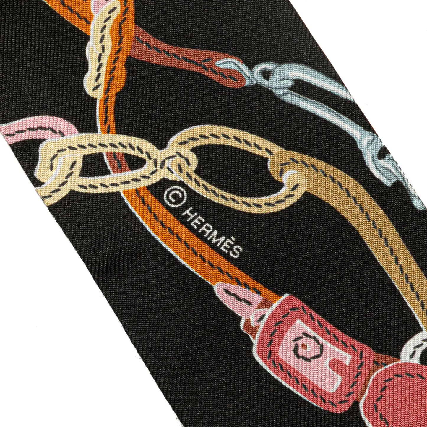 Hermès Brides de Gala Twilly Silk Scarf