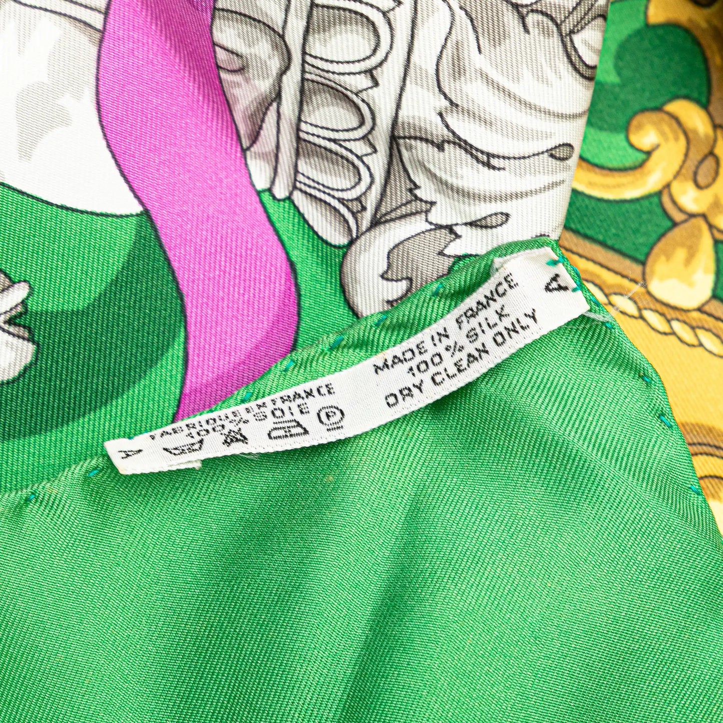 Hermès Ferronnerie Printed Silk Scarf