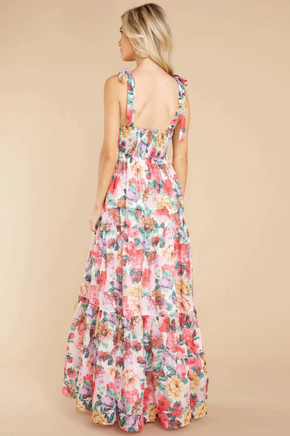 She Wears Glory™ Eve Garden Majesty Maxi Dress in Wildflower Grace - She Wears Glory Beverly Hills