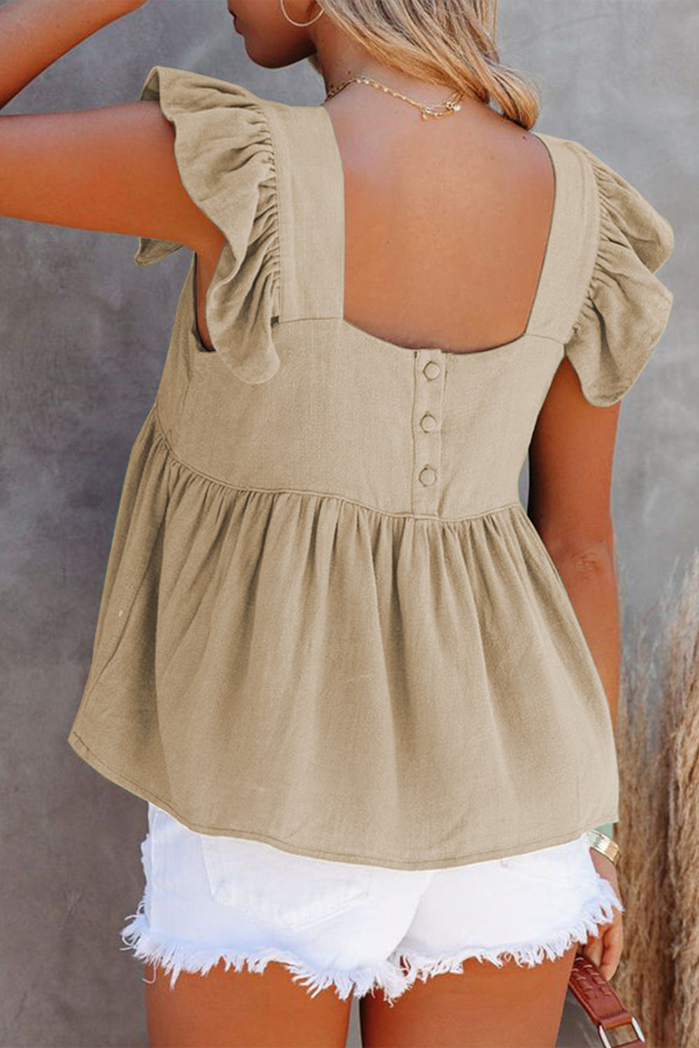 She Wears Glory™ — Crowned in Grace Ruffle Blouse - She Wears Glory Beverly Hills