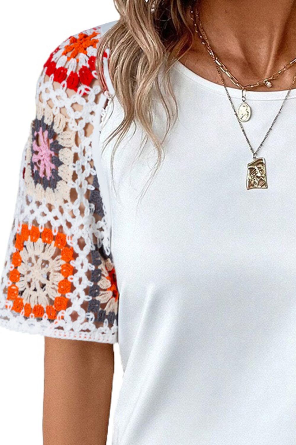 She Wears Glory™ — Set Apart in Simplicity Geometric Blouse - She Wears Glory Beverly Hills