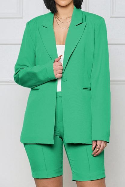 She Wears Glory “Crowned & Commissioned” Two-Piece Blazer & Shorts Set - She Wears Glory Beverly Hills