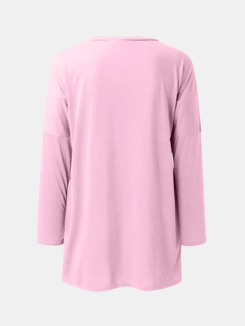 She Wears Glory™ Full Size Round Neck Long Sleeve T-Shirt - She Wears Glory Beverly Hills