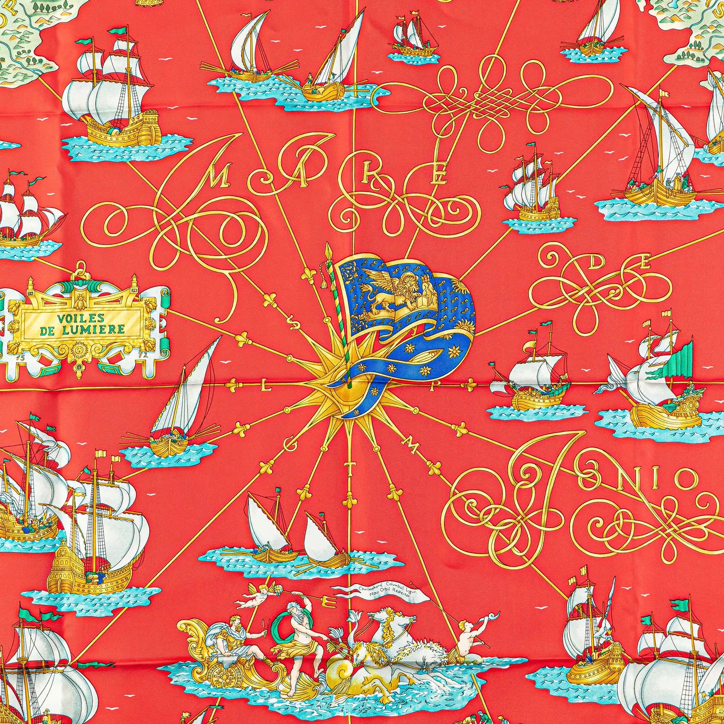 Hermès Voiles De Lumiere Silk Scarf