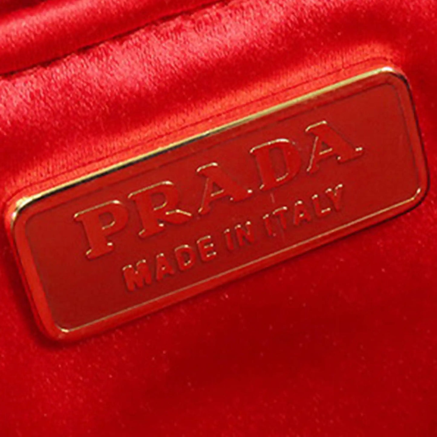 Prada Satin Frame Handbag