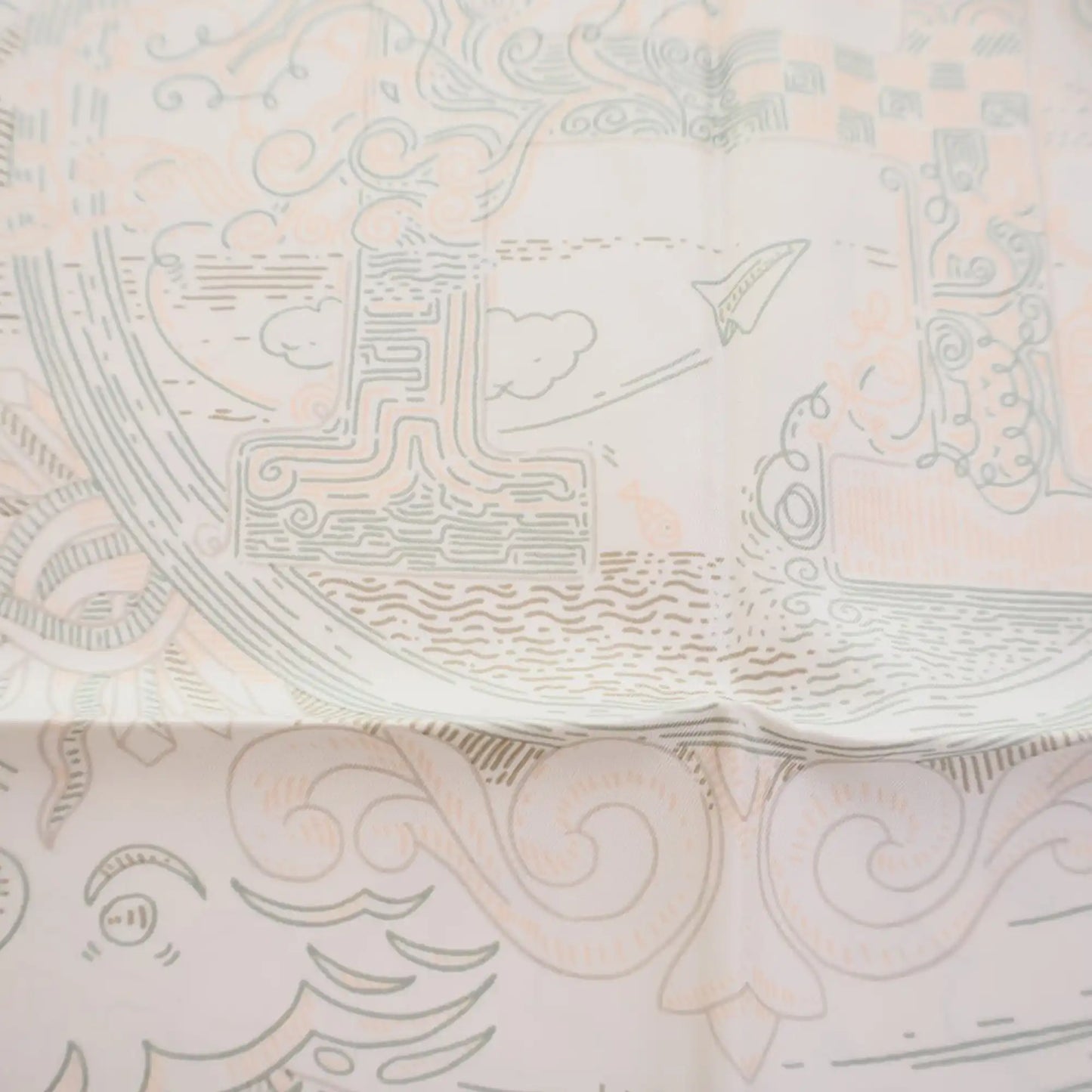 Hermès Please Hold The Line Silk Scarf