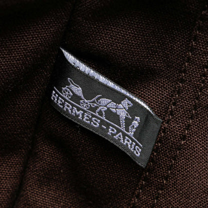 Hermès Canvas and Leather Fourre Tout MM