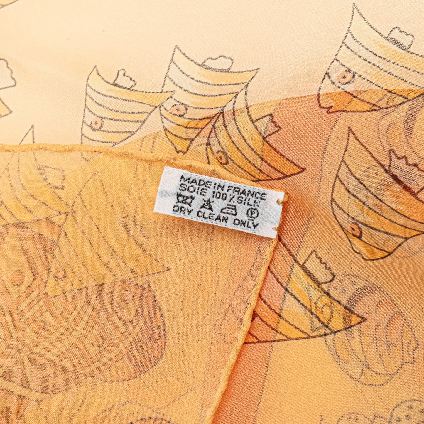 Hermès Recontre Oceane Chiffon Silk Scarf