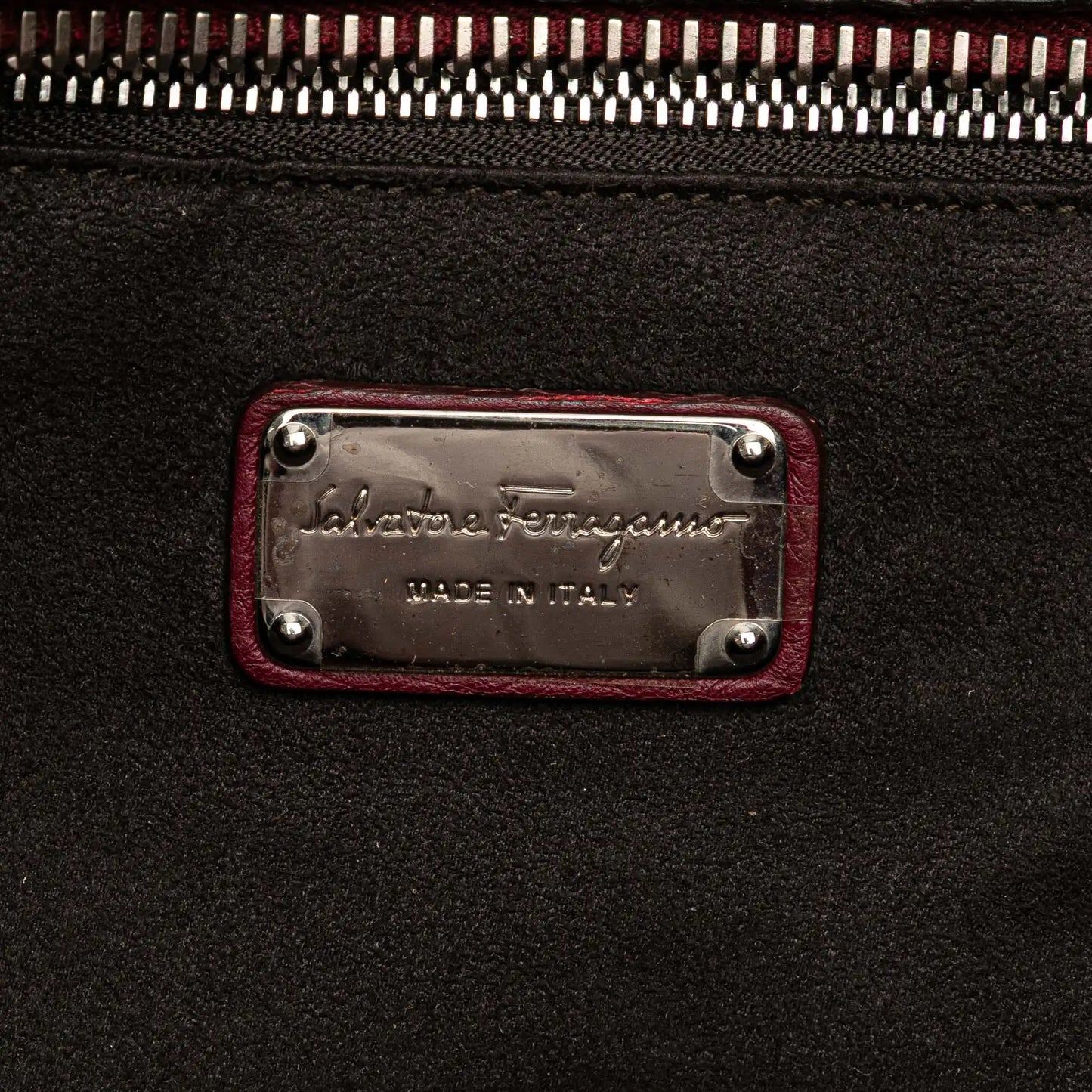 Ferragamo Leather Verve Tote