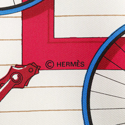 Hermès Les Becanes Silk Scarf