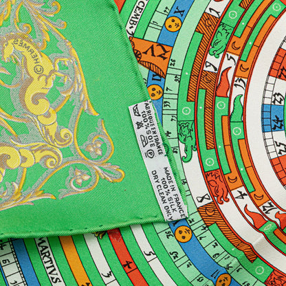 Hermès Astrologie Dies et Hore Silk Scarf