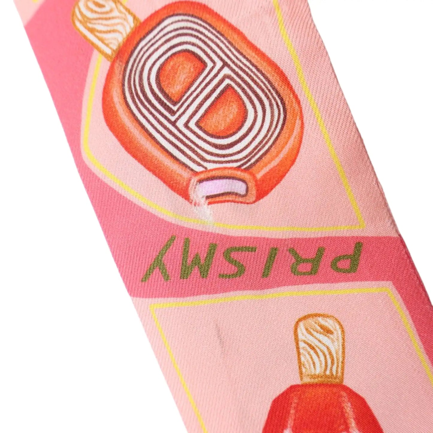 Hermès Funny Ice Cream Silk Twilly Scarf