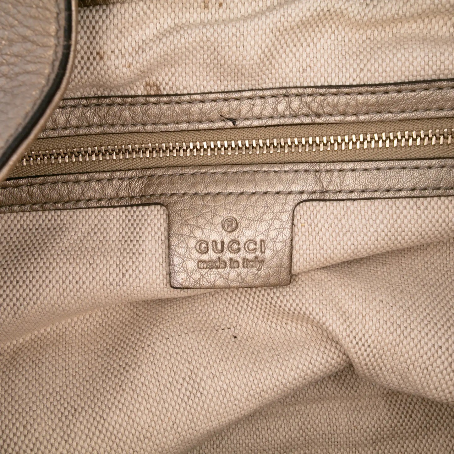Gucci Medium Leather Soho Chain Tote