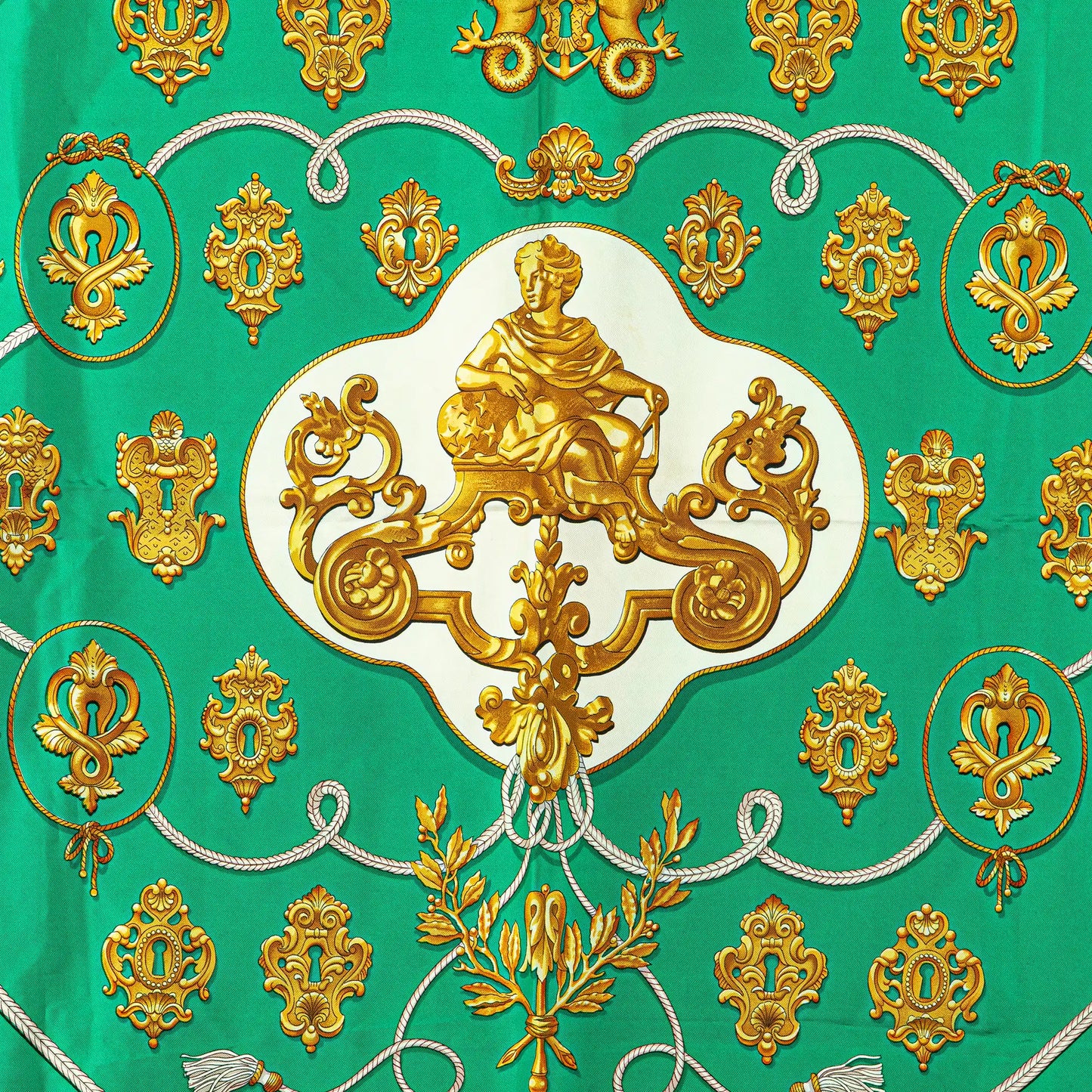 Hermès Foulard Sesame Silk Scarf