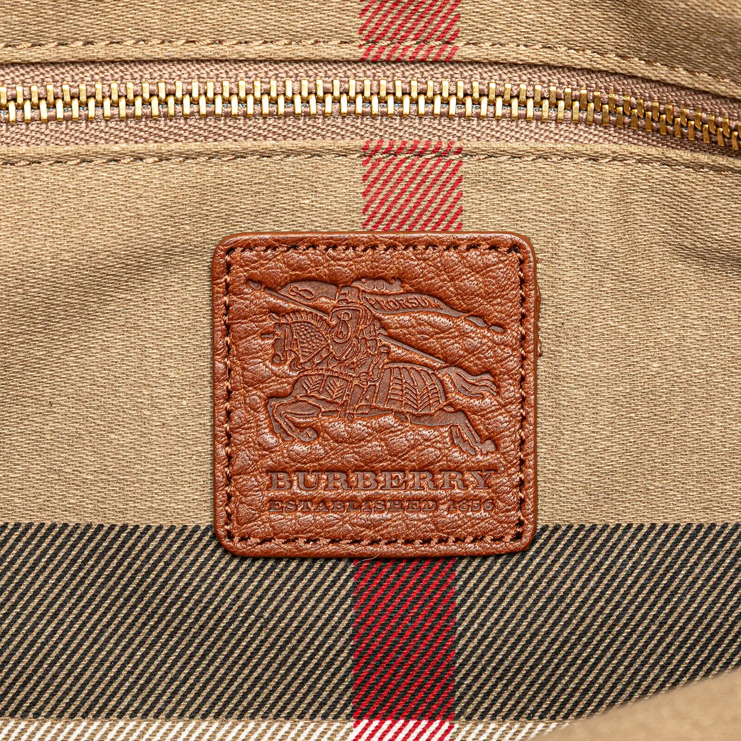 Burberry Canvas Stowell Roll Up Tote