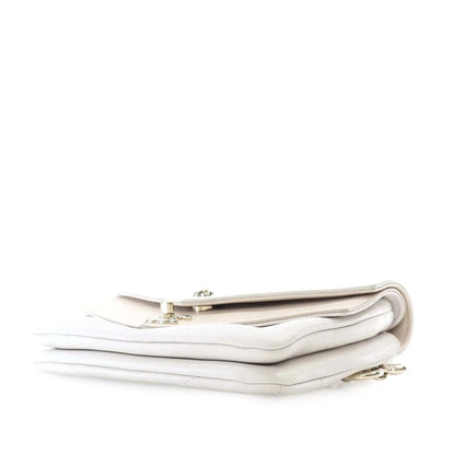 Chanel Quilted Sheepskin Double Chevron Belt Bag